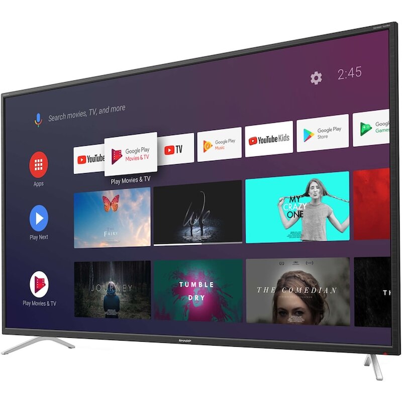 Android Smart TV LED 4K (ecran spart) Sharp Aquos + telecom